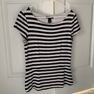 White House Black Market Peplum Top